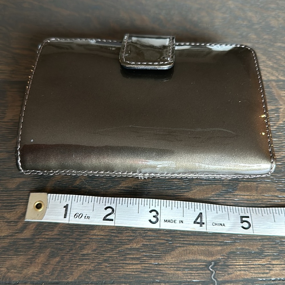 Coach Patent Leather Bi-Fold Wallet - Picture 6 of 7